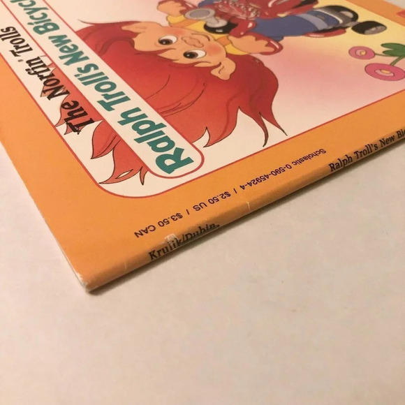 Vintage 1992 The Norfin Trolls Ralph Trolls New Bicycle Scholastic Book - Picture 5 of 15